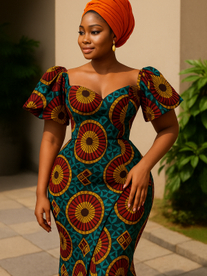 img6 Ankara Radiance Dress