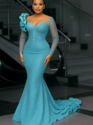 img4 Azure Majesty Gown